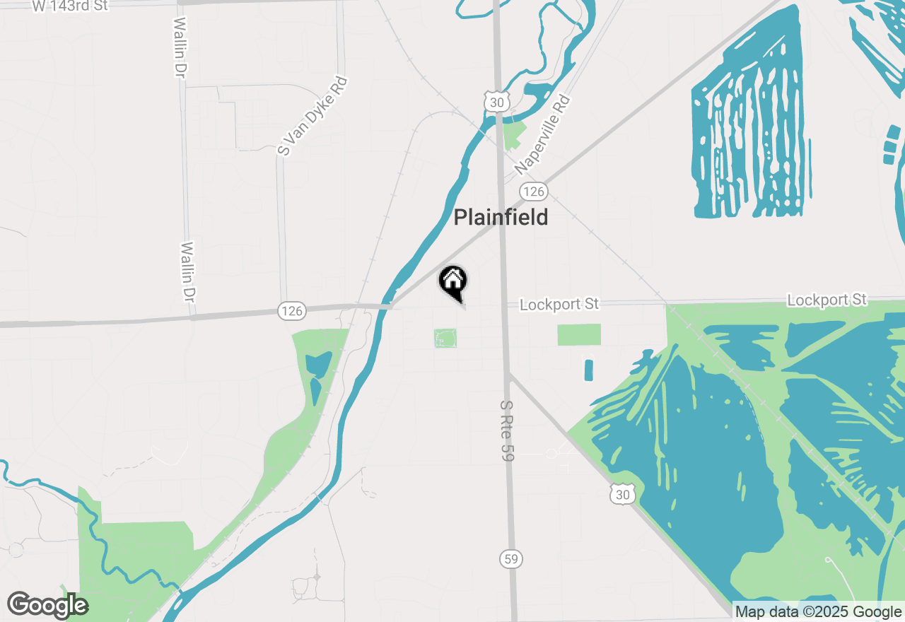 Map of 24103 W Lockport Street, Plainfield, IL 60544