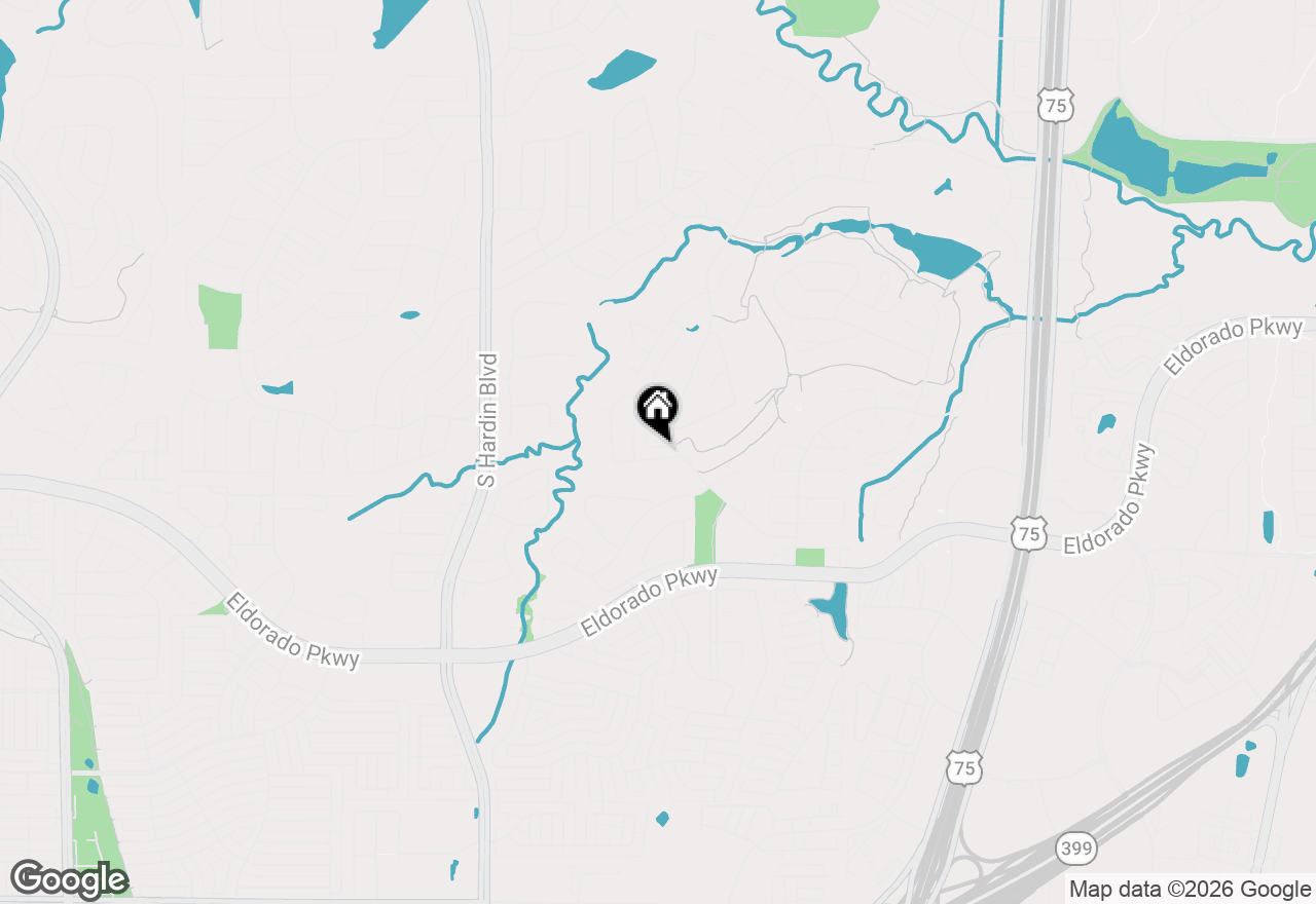 Map of 2708 Wind Ridge, Mckinney, TX 75072