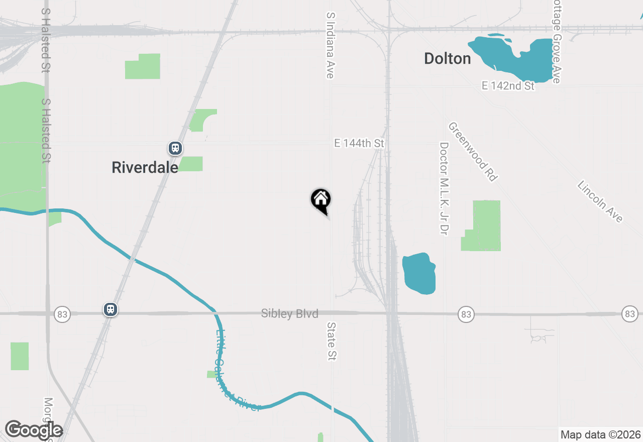 Map of 14637 Edbrooke Avenue, Dolton, IL 60419