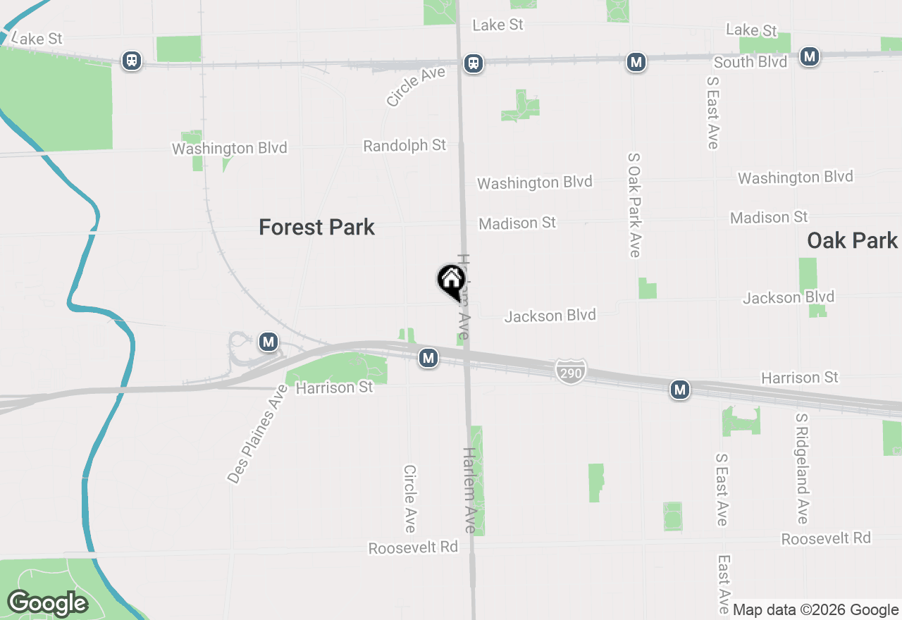 Map of 600 Elgin Avenue #3B, Forest Park, IL 60130