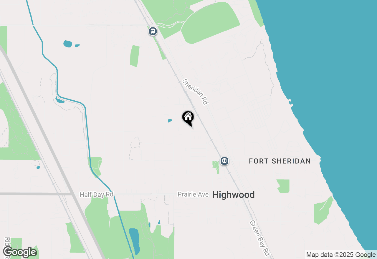 Map of 544 N Central Avenue, Highwood, IL 60040