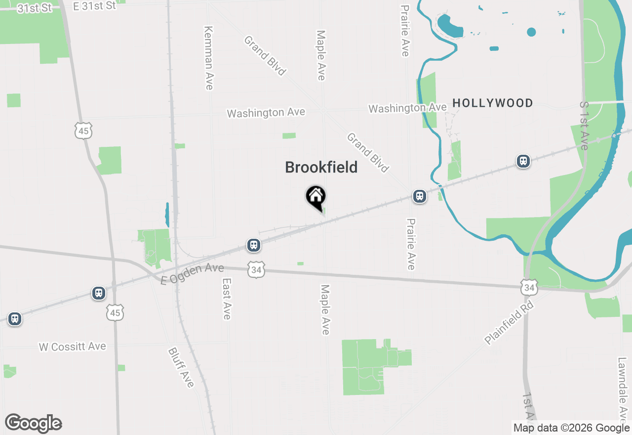 Map of 3841 Arthur Avenue, Brookfield, IL 60513