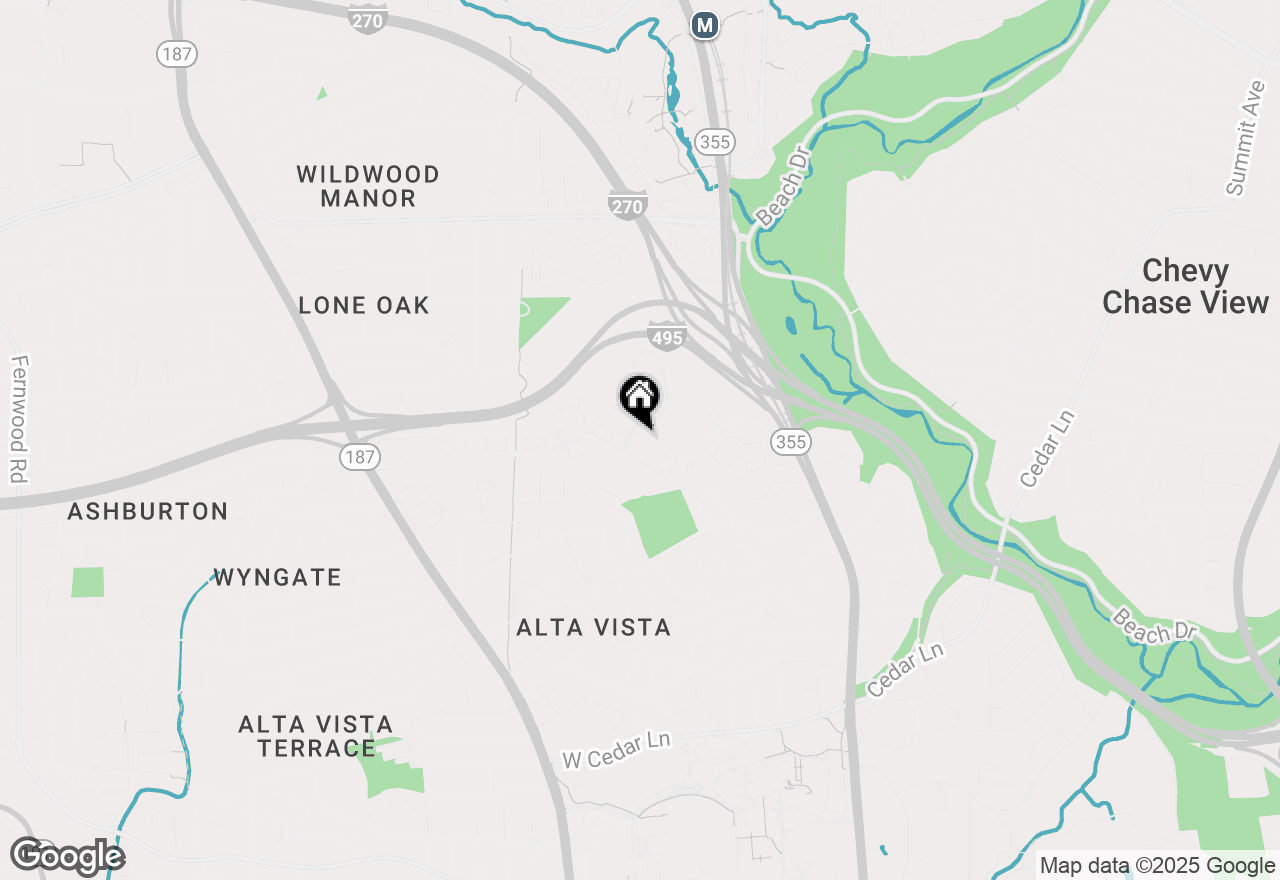 Map of 5225 Pooks Hill Road #1618S, Bethesda, MD 20814