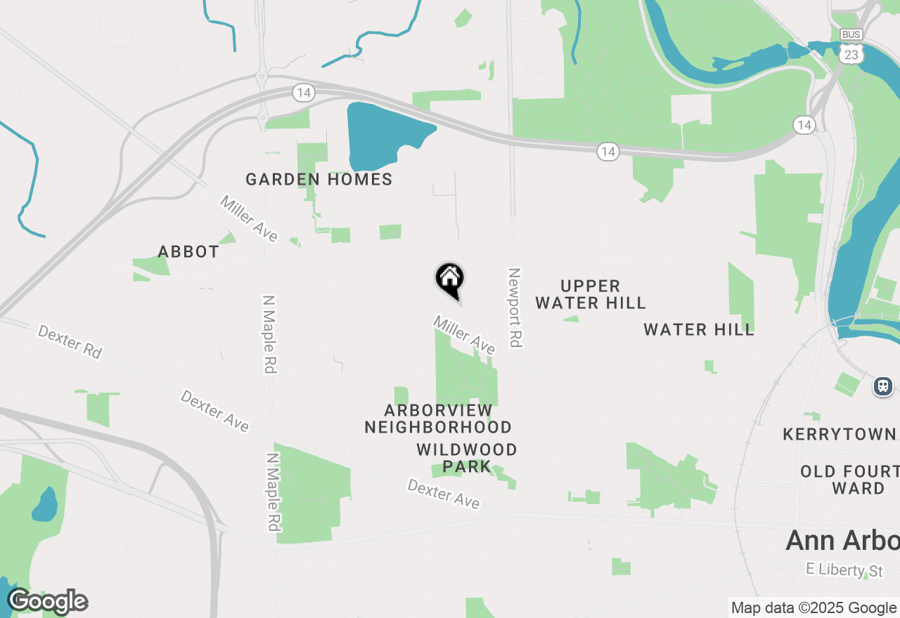 Map of 1126 Wines Drive, Ann Arbor, MI 48103
