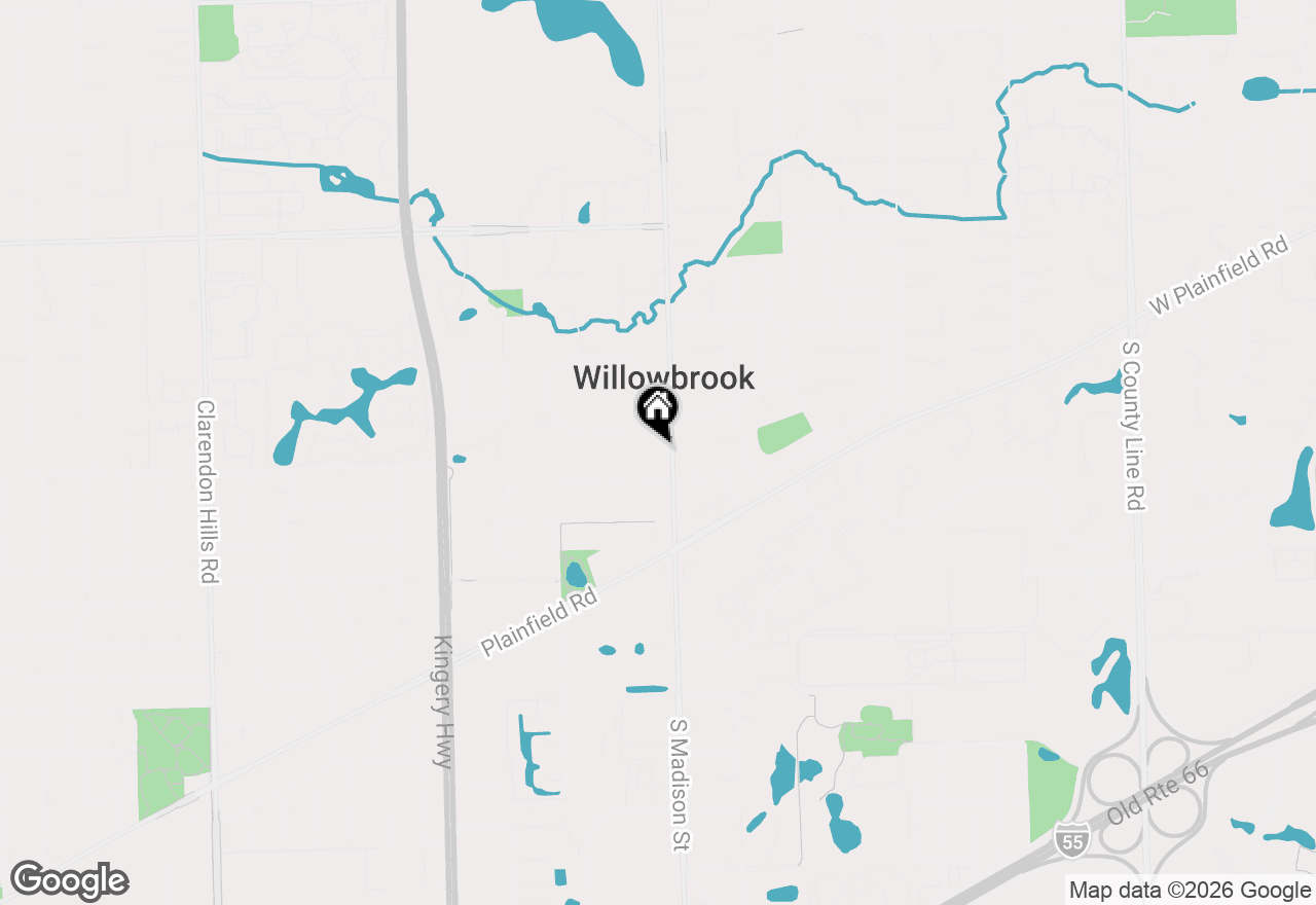 Map of 6730 S Madison Street, Willowbrook, IL 60527