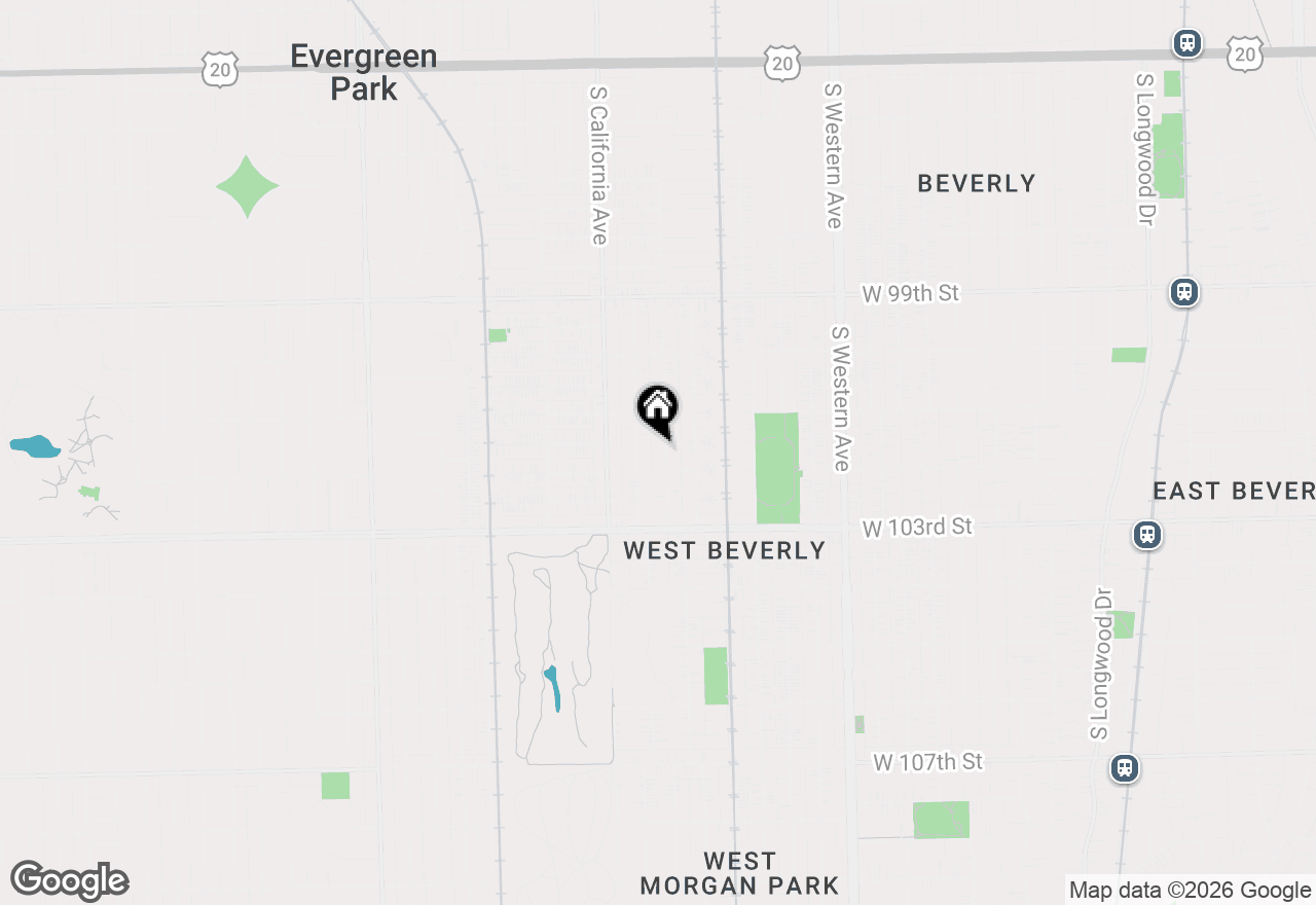 Map of 10140 S Washtenaw Avenue, Chicago, IL 60655