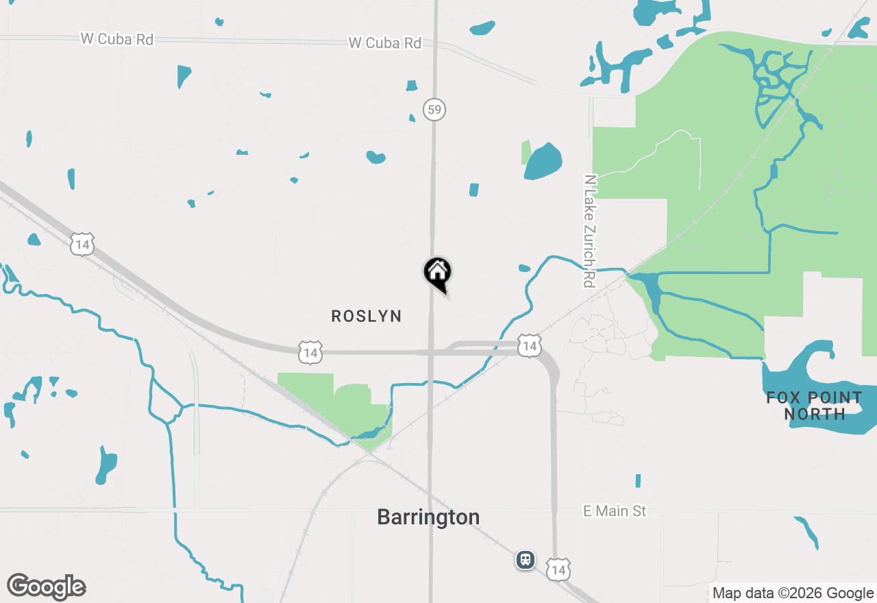 Map of 102 Pine Road, Barrington, IL 60010