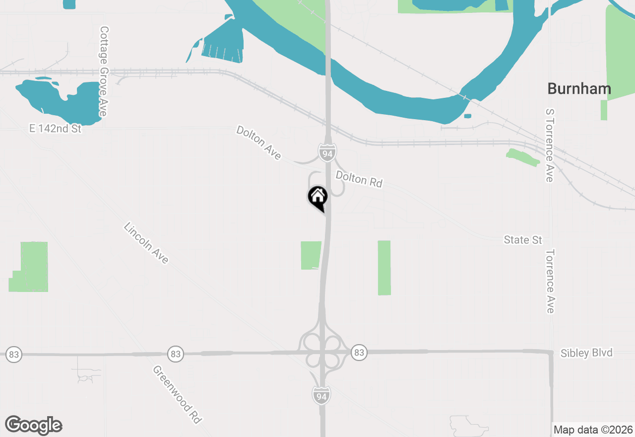 Map of 14509 Harper Avenue, Dolton, IL 60419