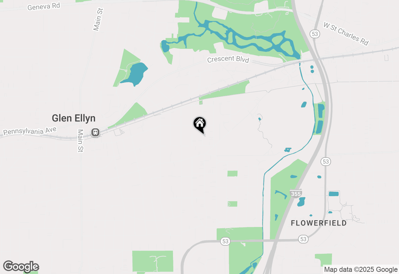 Map of 450 Longfellow Avenue, Glen Ellyn, IL 60137
