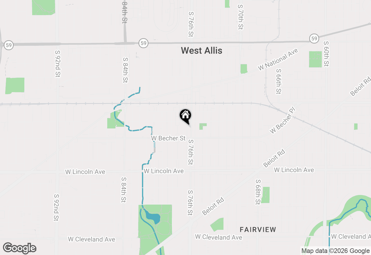 Map of 2030 S 77th St, West Allis, WI 53219