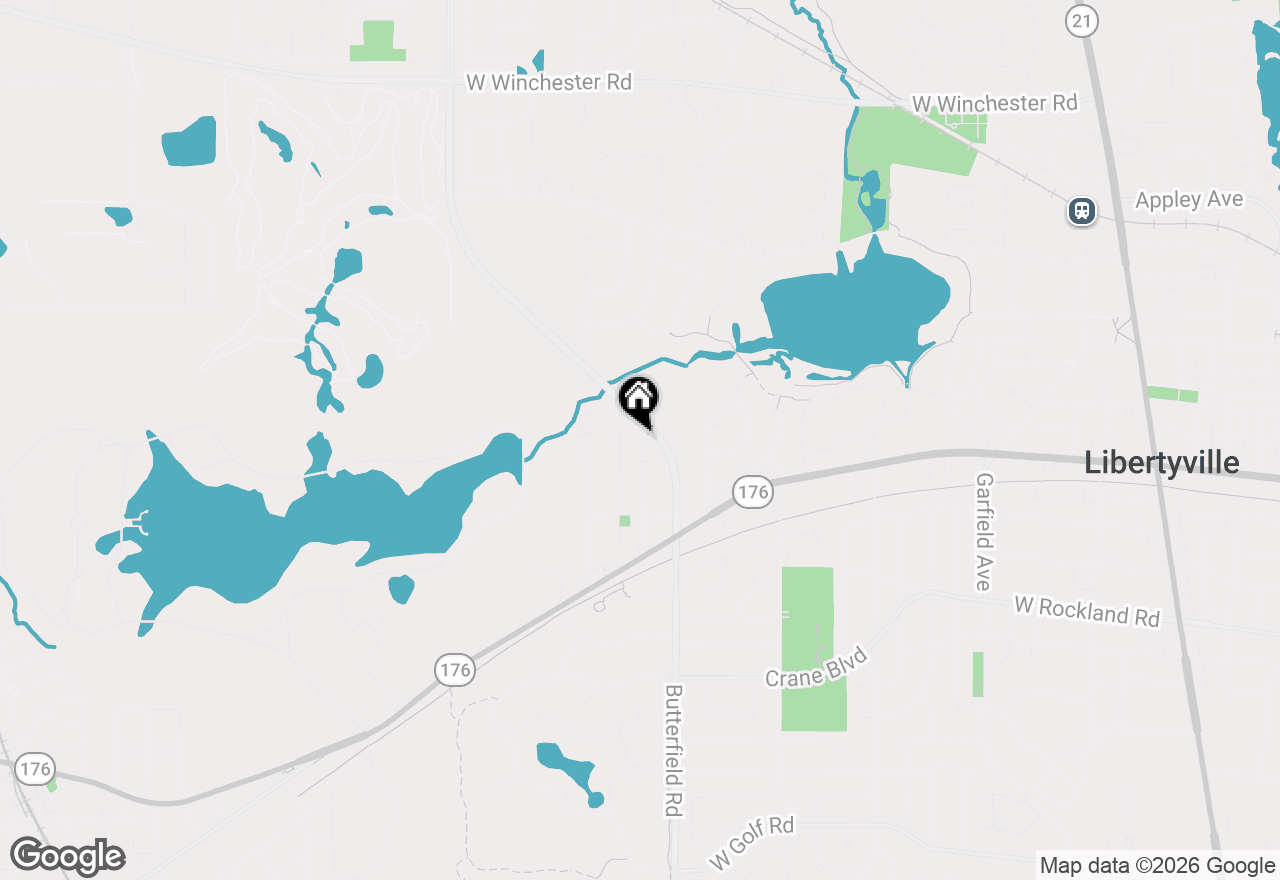 Map of 311 Harding Avenue, Libertyville, IL 60048