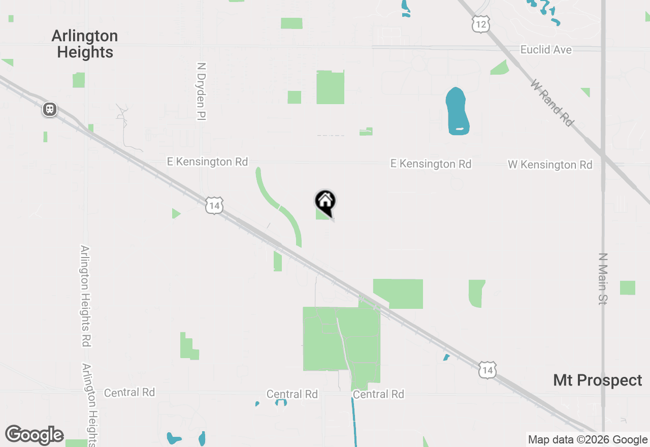 Map of 1815 E Grove Street, Arlington Heights, IL 60004