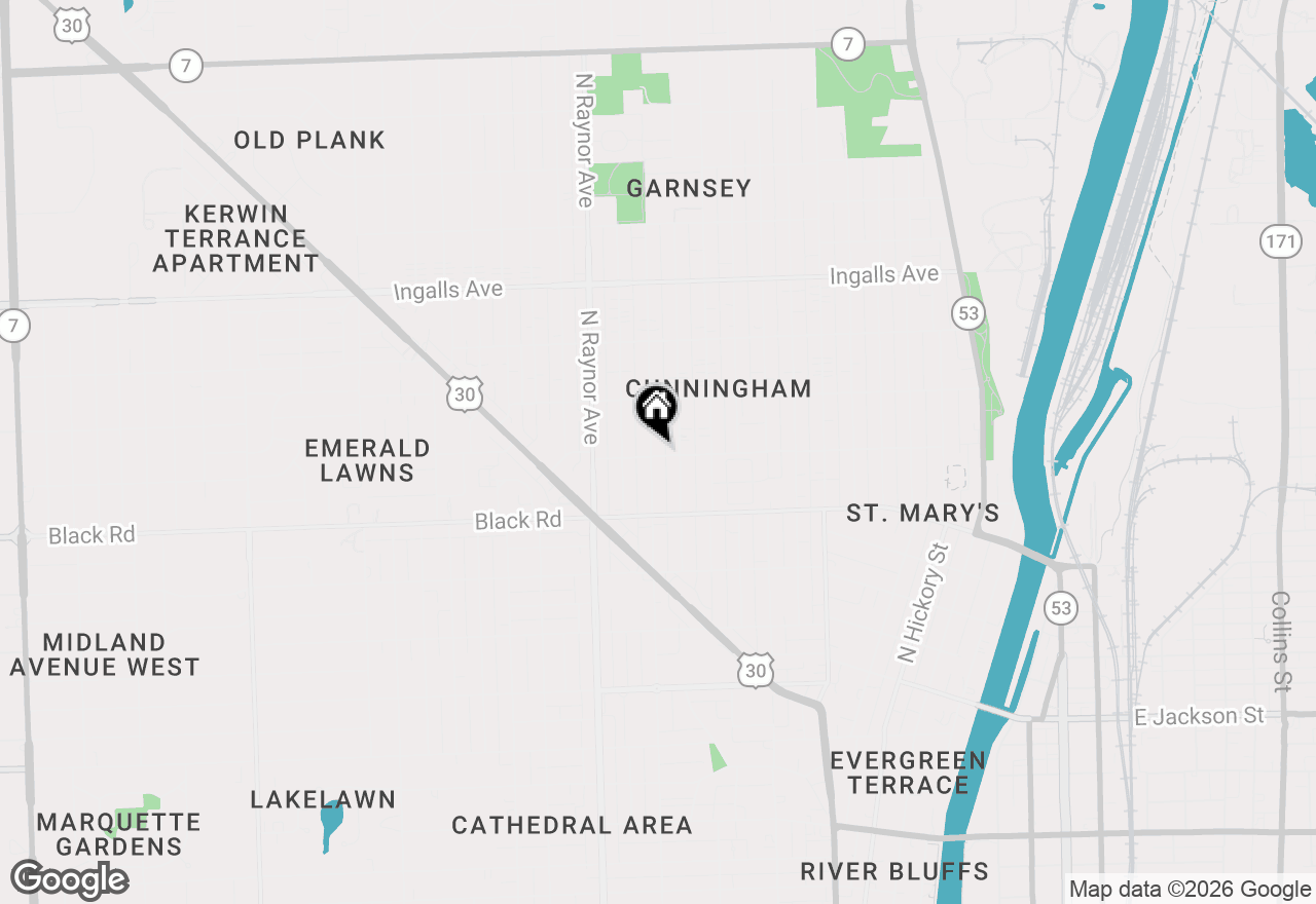 Map of 900 Wilcox Street, Joliet, IL 60435