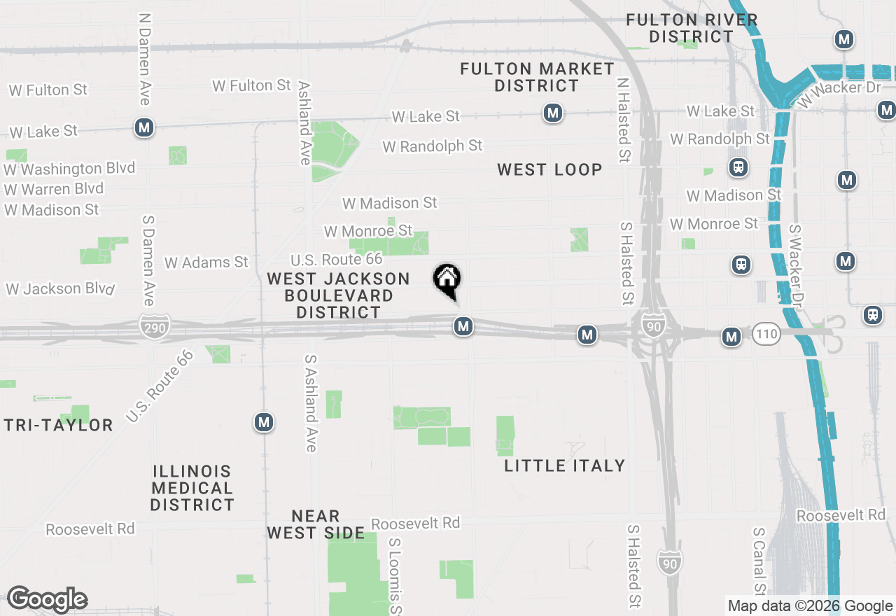 Map of 1224 W Van Buren Street #604, Chicago, IL 60607