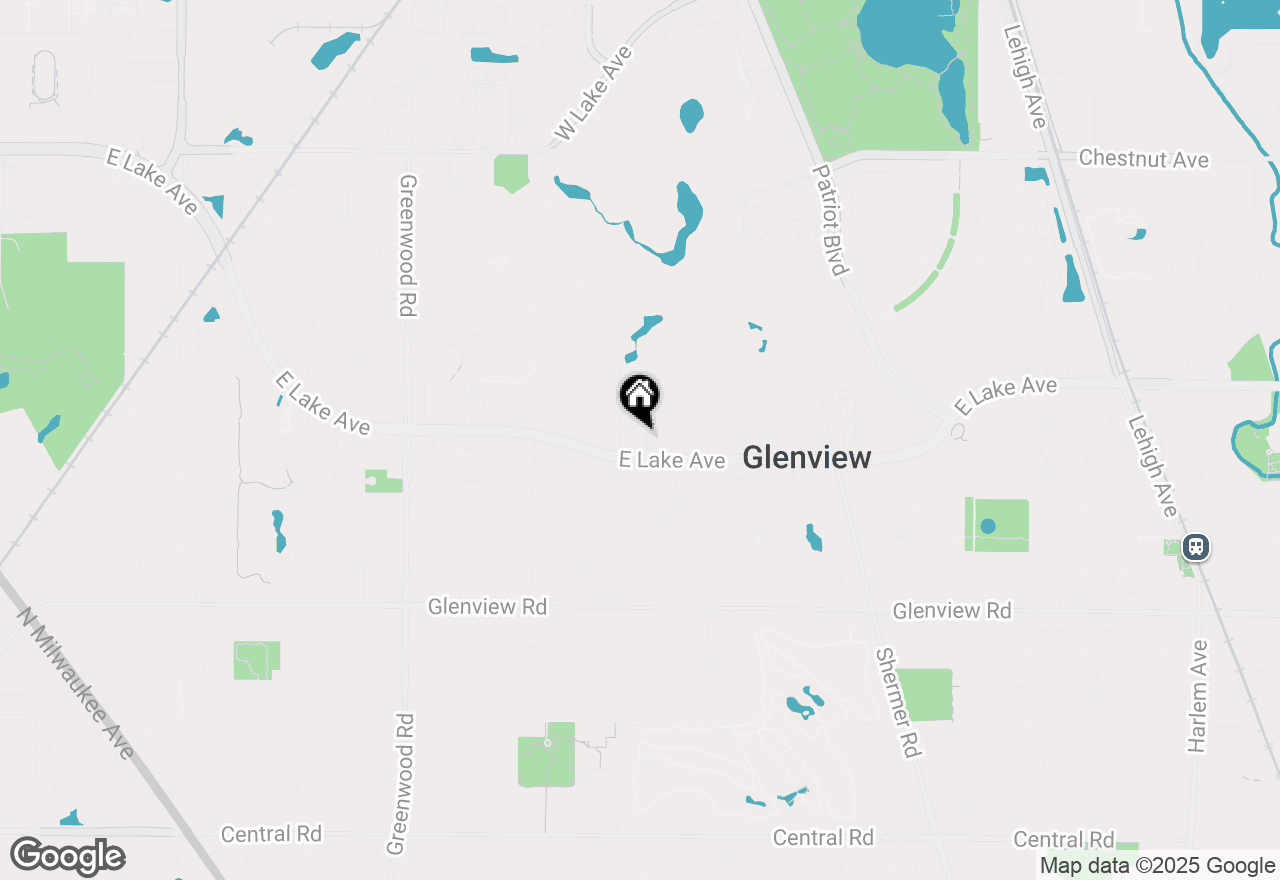 Map of 1318 Bennington Court, Glenview, IL 60026
