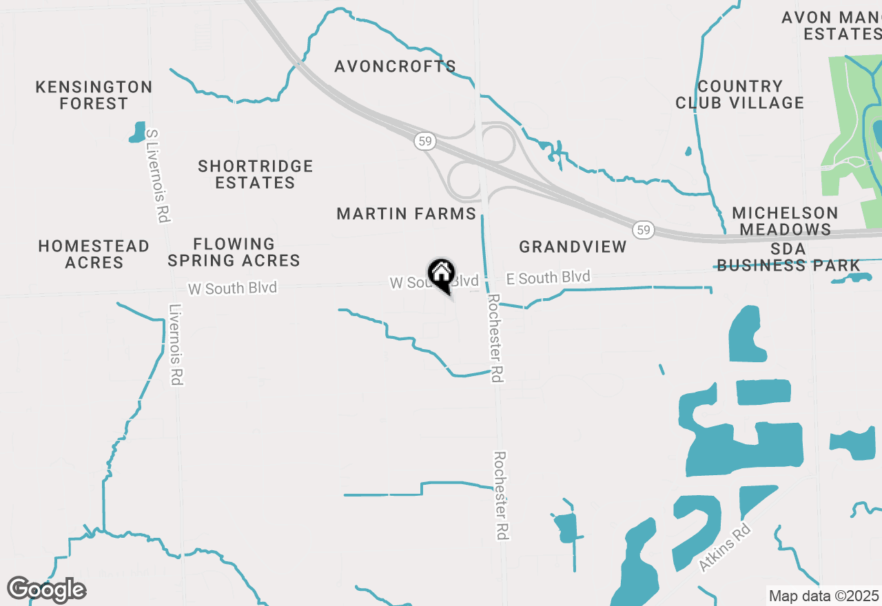 Map of 6961 Venus Dr., Troy, MI 48085