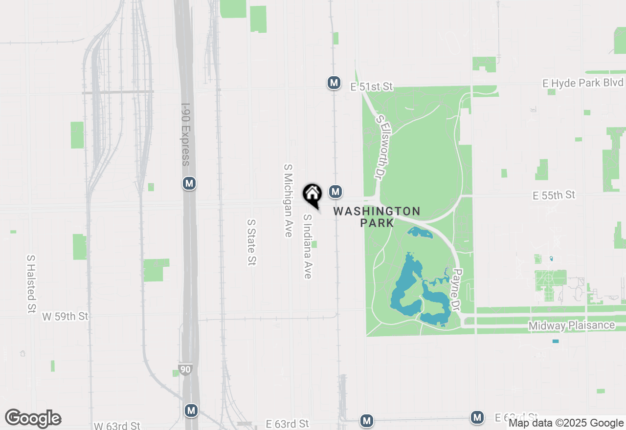 Map of 5521 S Indiana Avenue #3, Chicago, IL 60637