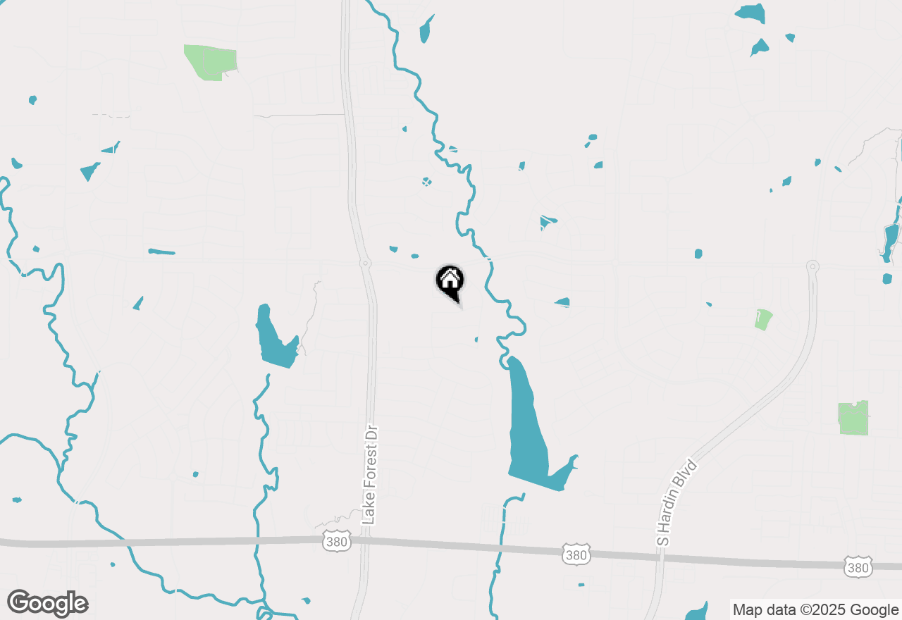 Map of 4704 Sandburg Street, Mckinney, TX 75071