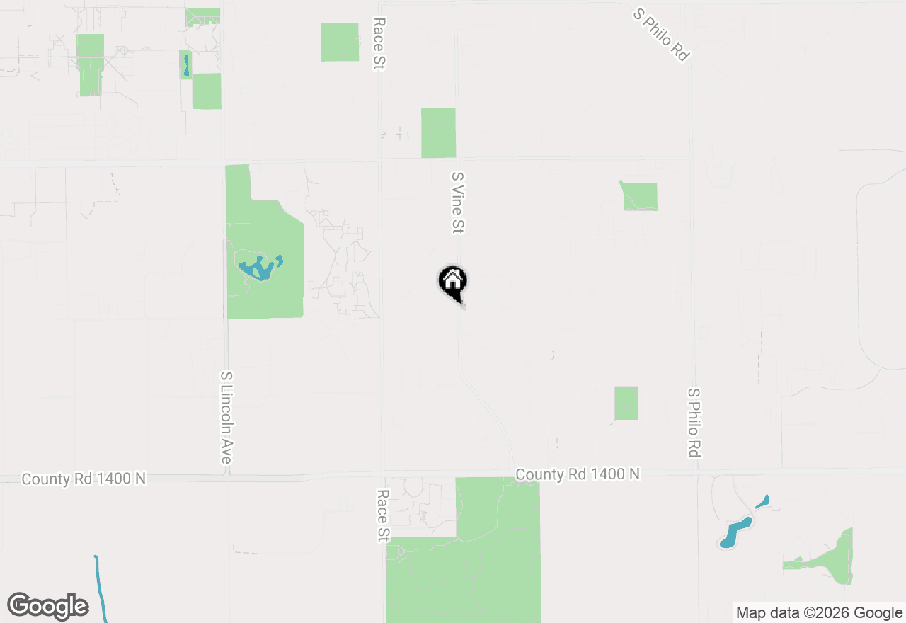 Map of 204 E George Huff Drive, Urbana, IL 61801