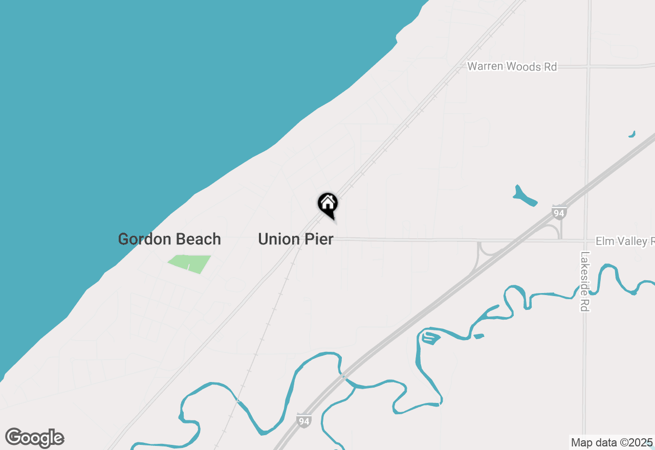 Map of 9809 Union Pier Road, Union Pier, MI 49129