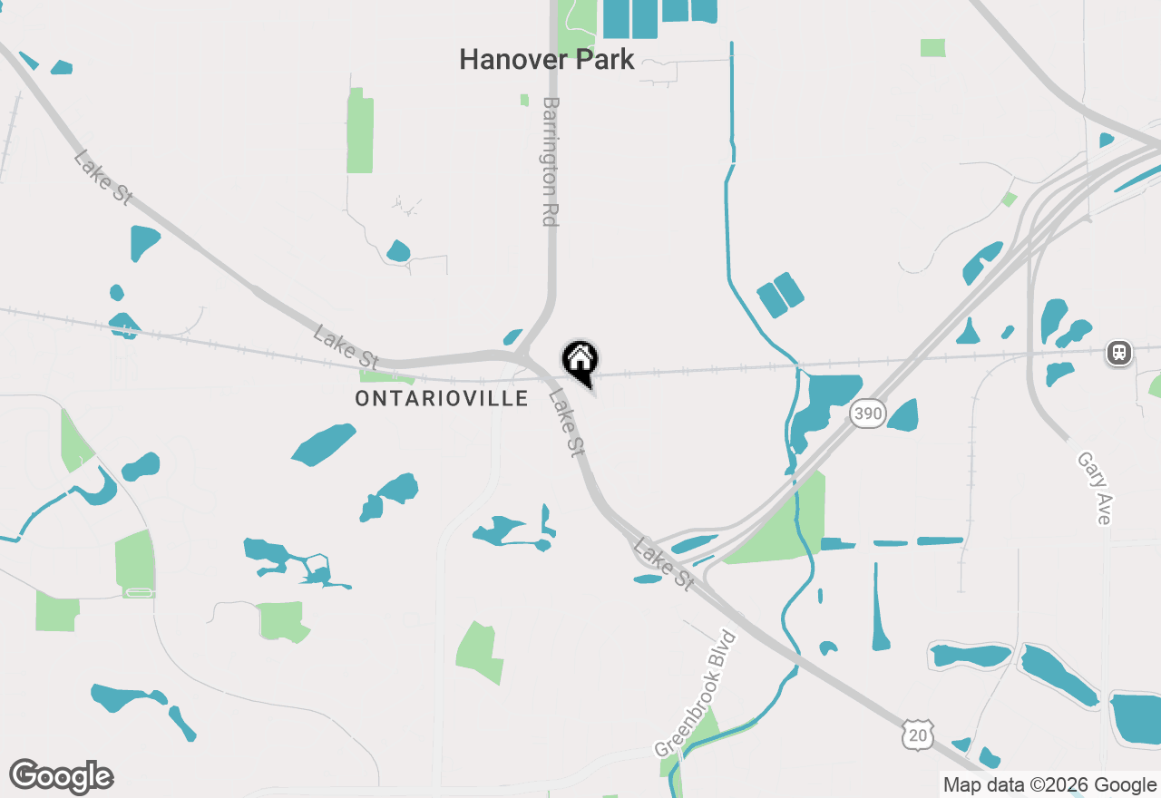 Map of 6391 Fremont Drive, Hanover Park, IL 60133