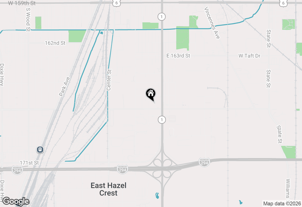 Map of 16627 Carse Avenue, Harvey, IL 60426