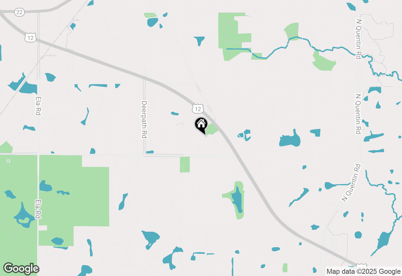 Map of 566 Greenbay Court, Lake Zurich, IL 60047