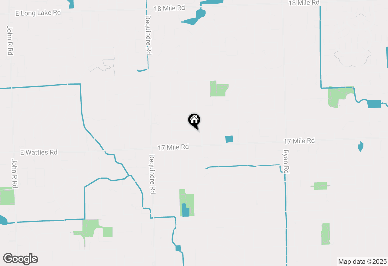 Map of 2542 Nadine Drive, Sterling Heights, MI 48310