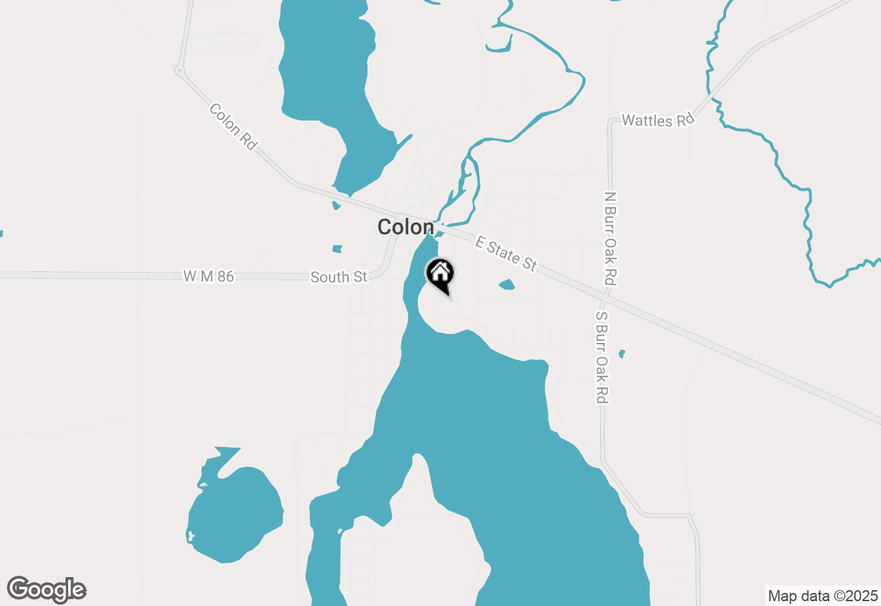 Map of 307 John Street, Colon, MI 49040