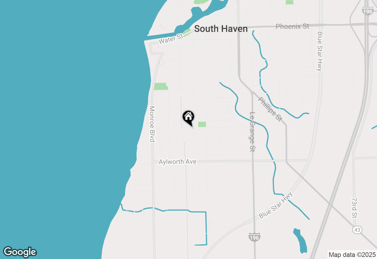 Map of 218 Elkenburg Street #5, South Haven, MI 49090