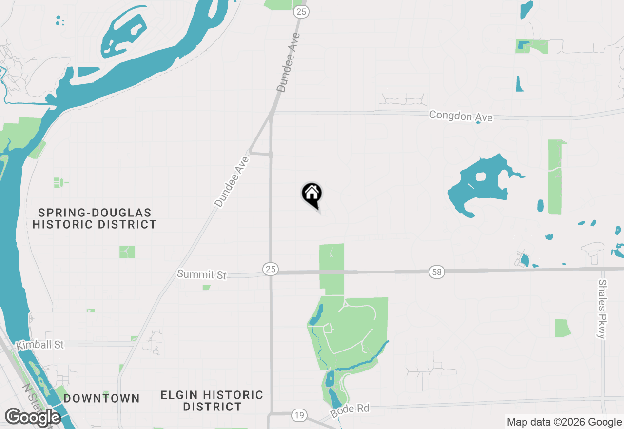 Map of 683 Columbia Avenue, Elgin, IL 60120