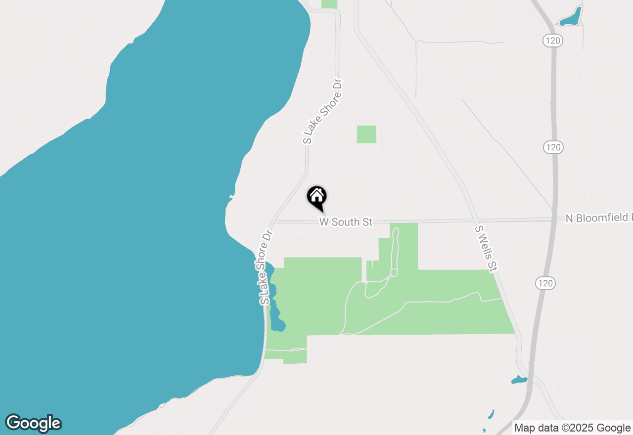 Map of 653 W South St, Lake Geneva, WI 53147