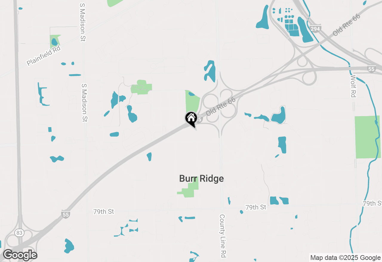 Map of 200 S Frontage Road #330, Burr Ridge, IL 60527