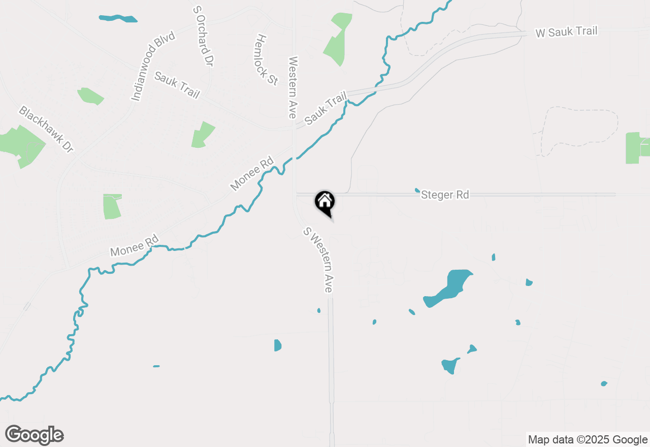 Map of 23451 Western Avenue #JII7, Park Forest, IL 60466