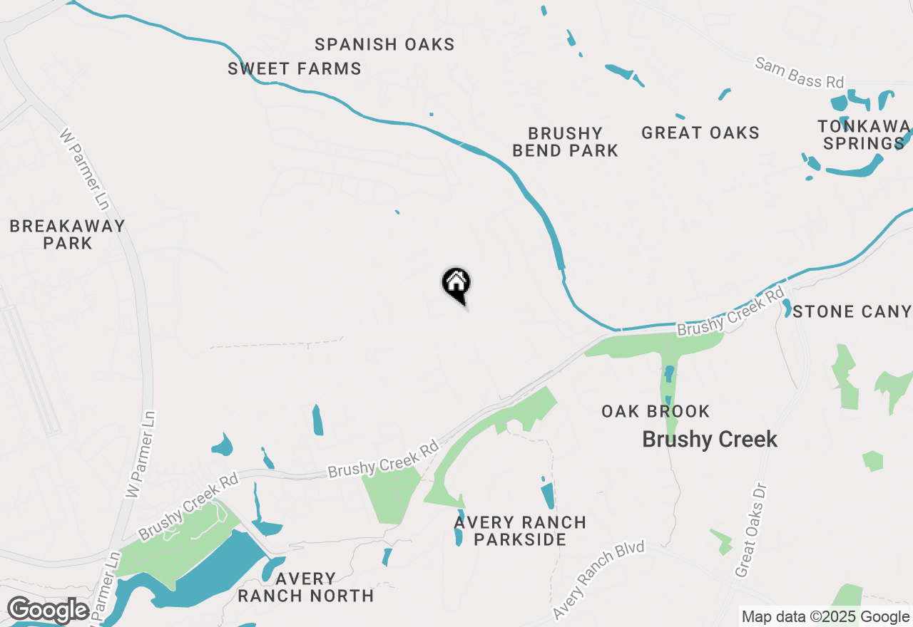 Map of 614 Spanish Mustang Dr, Cedar Park, TX 78613