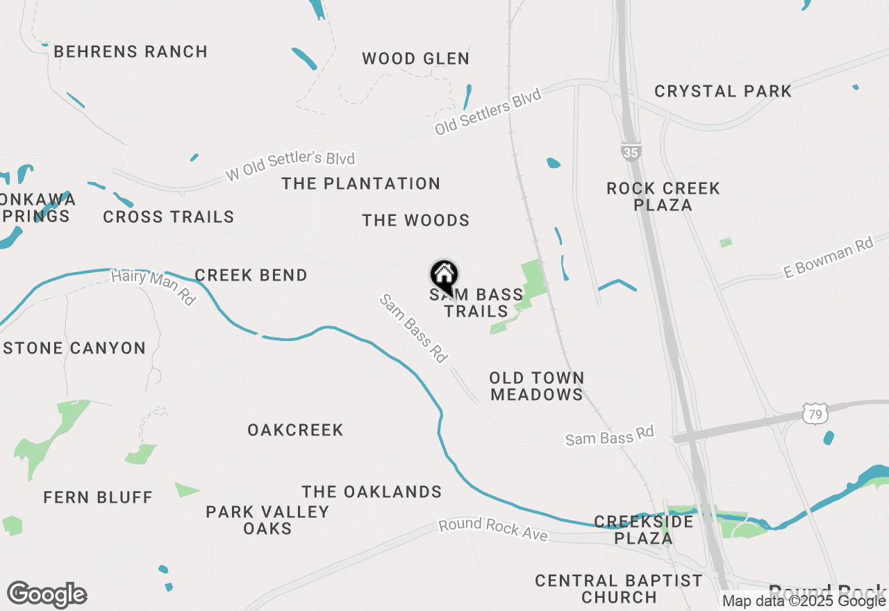 Map of 1807 Hollow Tree Blvd, Round Rock, TX 78681