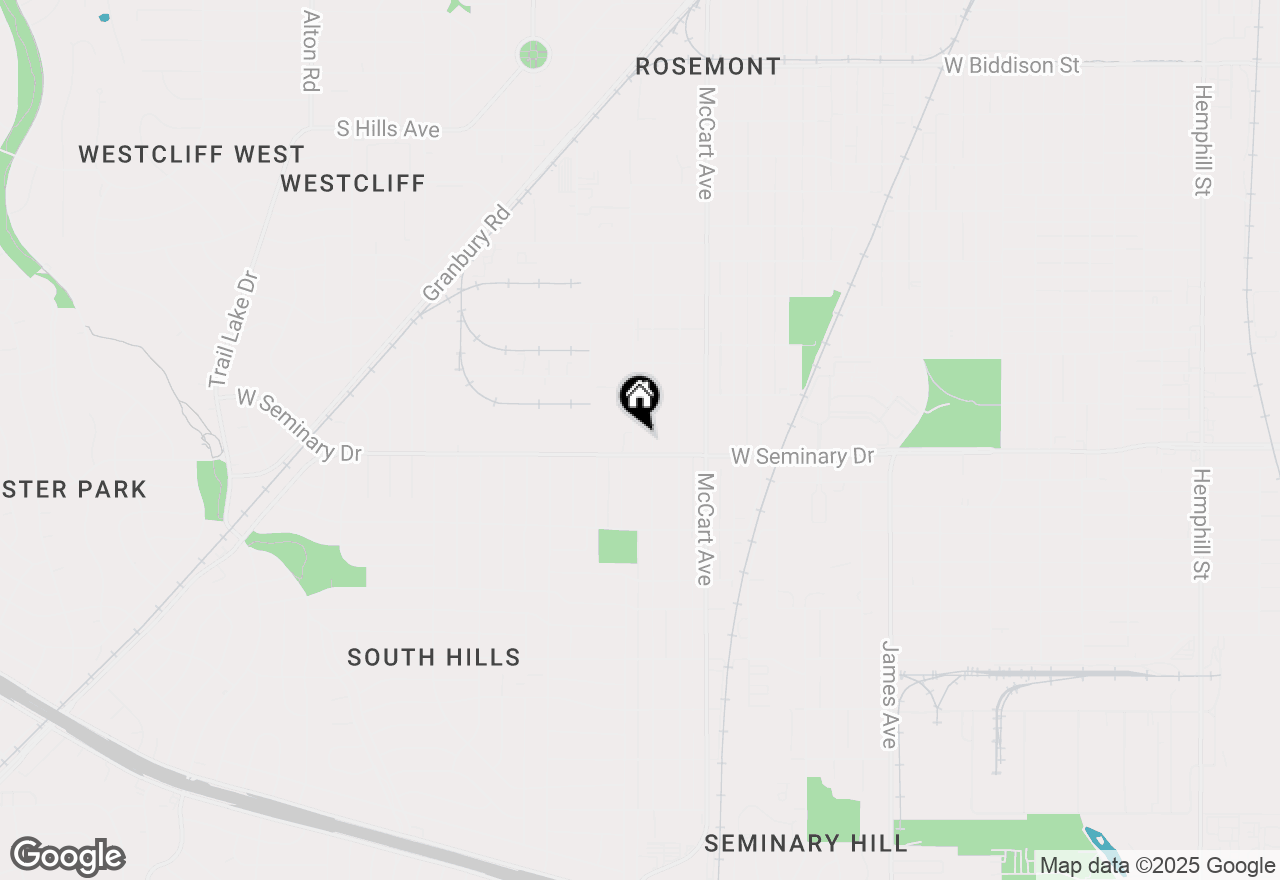 Map of 4233 Lubbock Avenue, Fort Worth, TX 76115