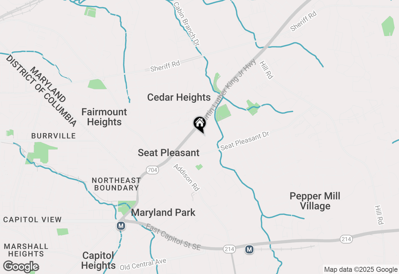 Map of 7112 Fresno Street, Capitol Heights, MD 20743