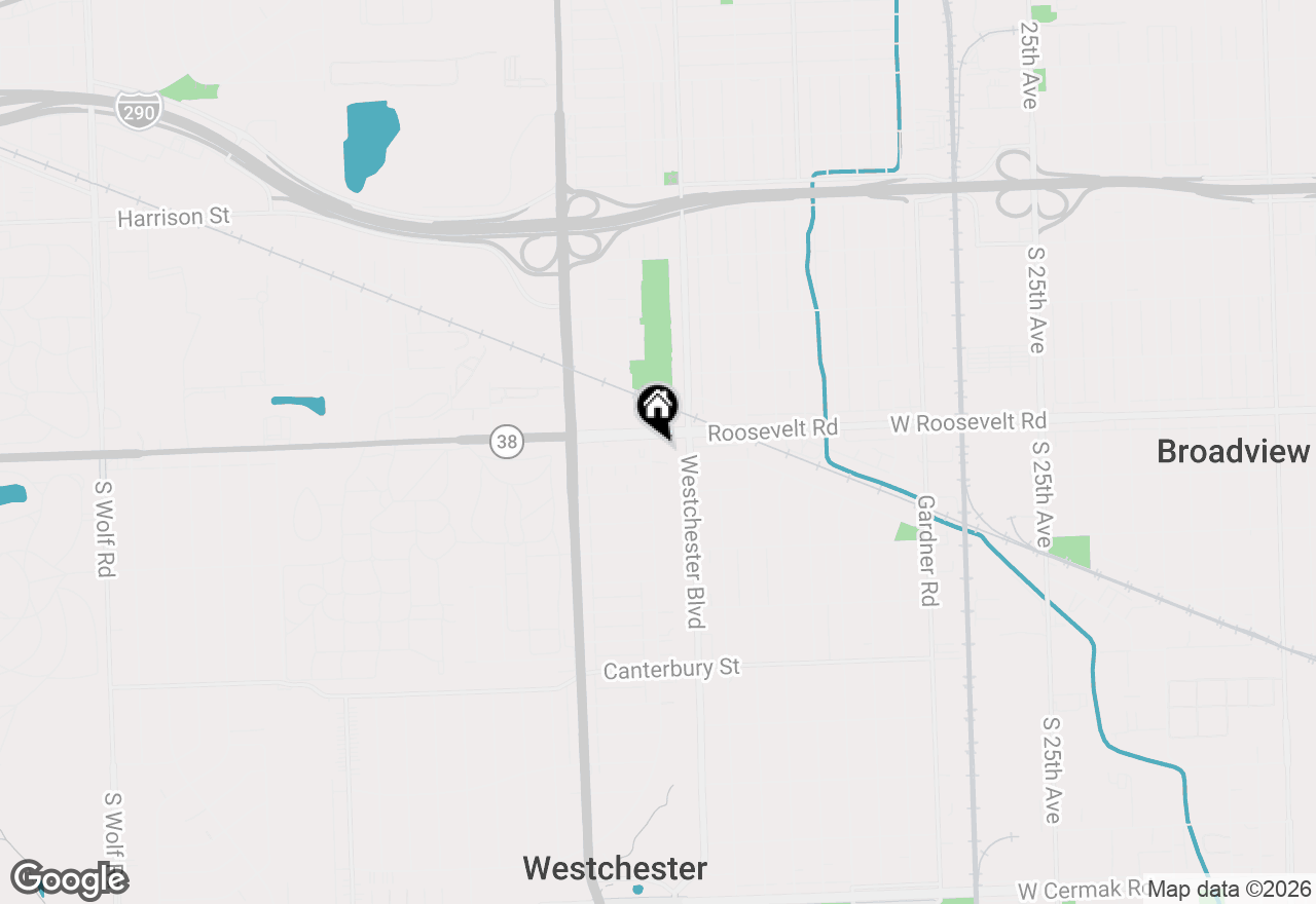 Map of 1215 Balmoral Avenue #1, Westchester, IL 60154