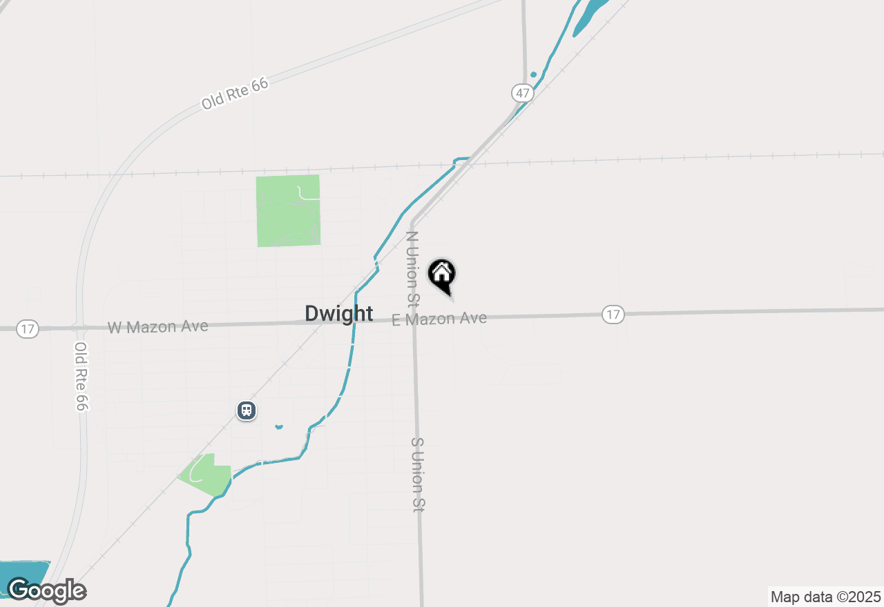 Map of 410 E Mazon Avenue, Dwight, IL 60420