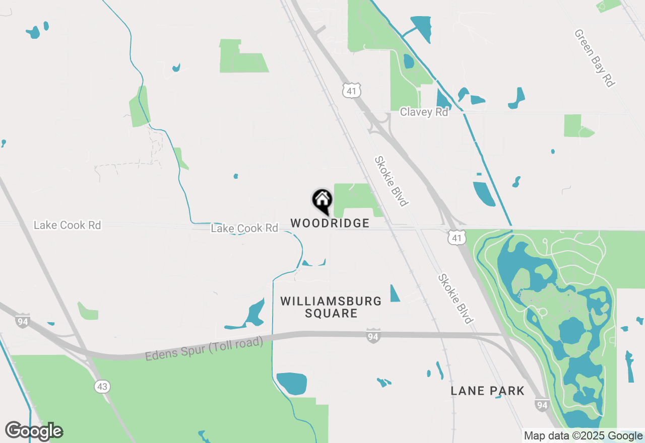 Map of 16 Ridge Road, Highland Park, IL 60035