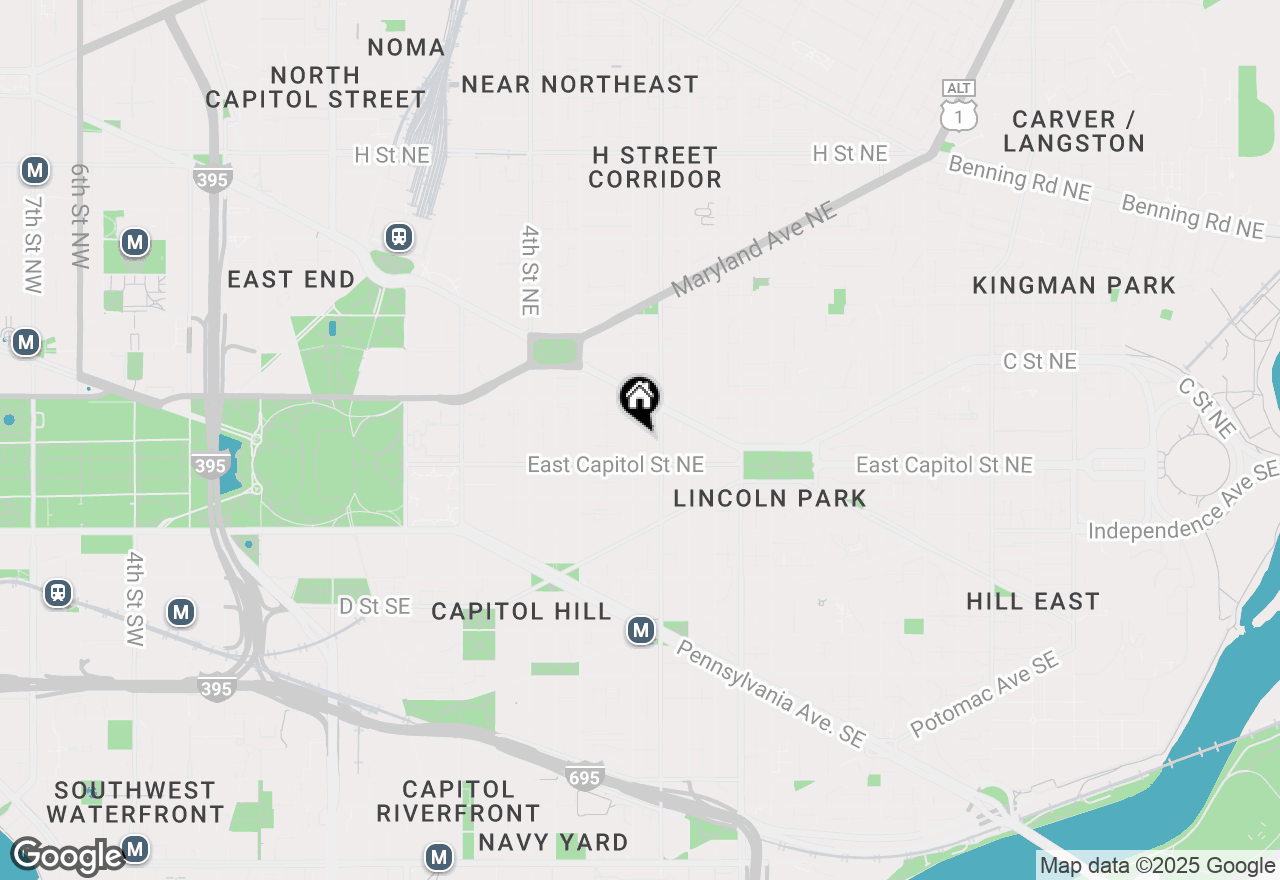Map of 21 7th Street Ne, Washington, DC 20002