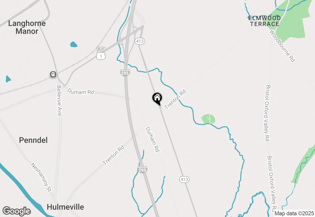 Map of 933 New Rodgers Road, Levittown, PA 19056