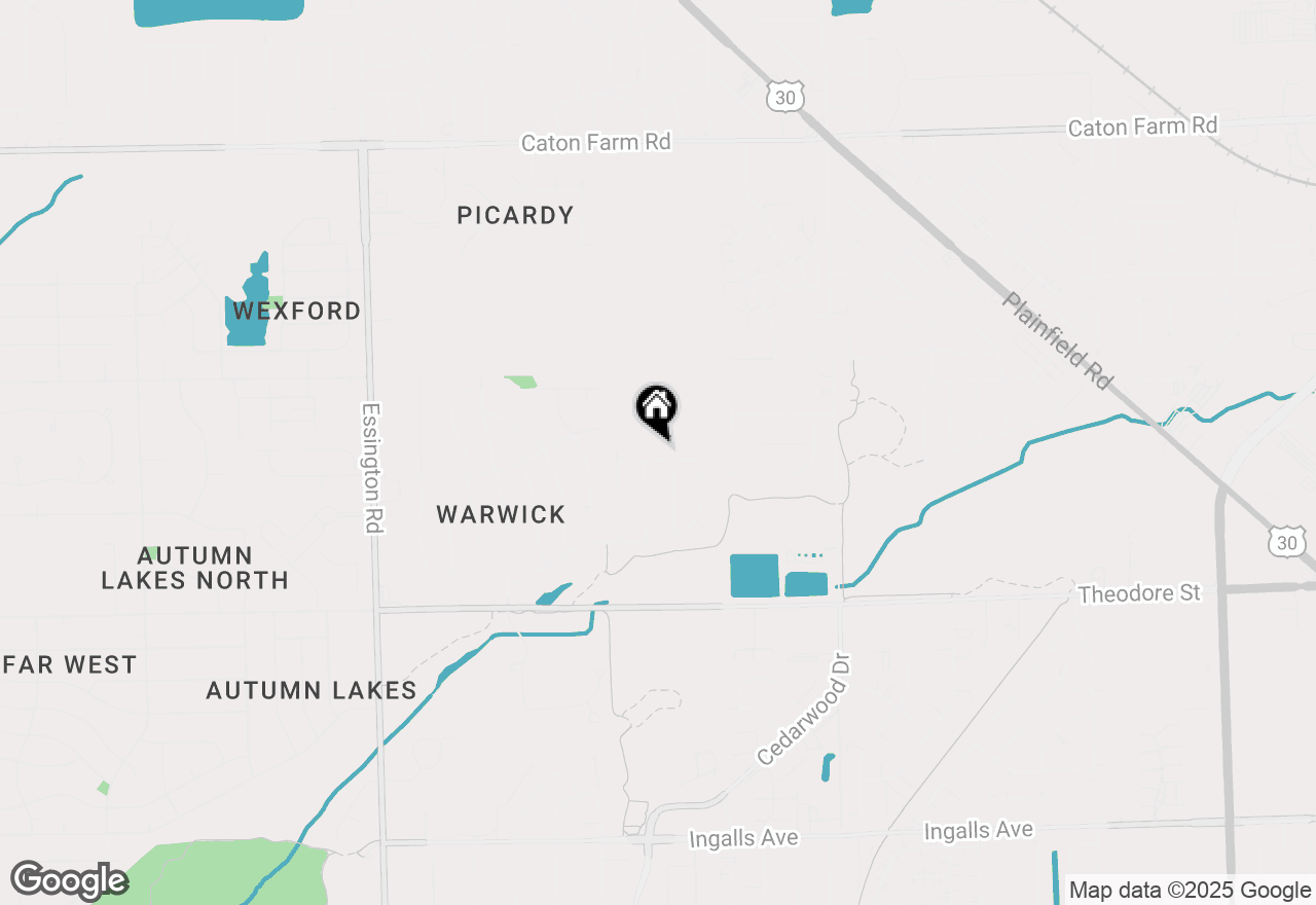 Map of 2703 Oak Ridge Lane, Joliet, IL 60435