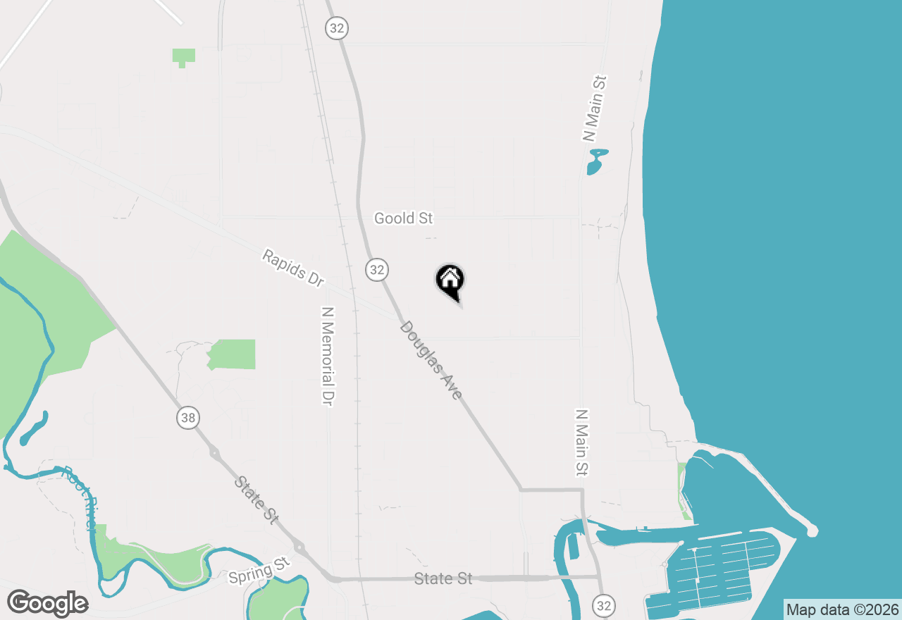 Map of 1024 Hagerer St, Racine, WI 53402