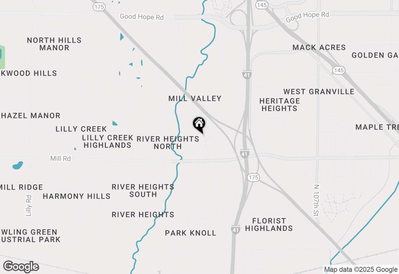 Map of 11958 W Mill Rd #16, Milwaukee, WI 53225