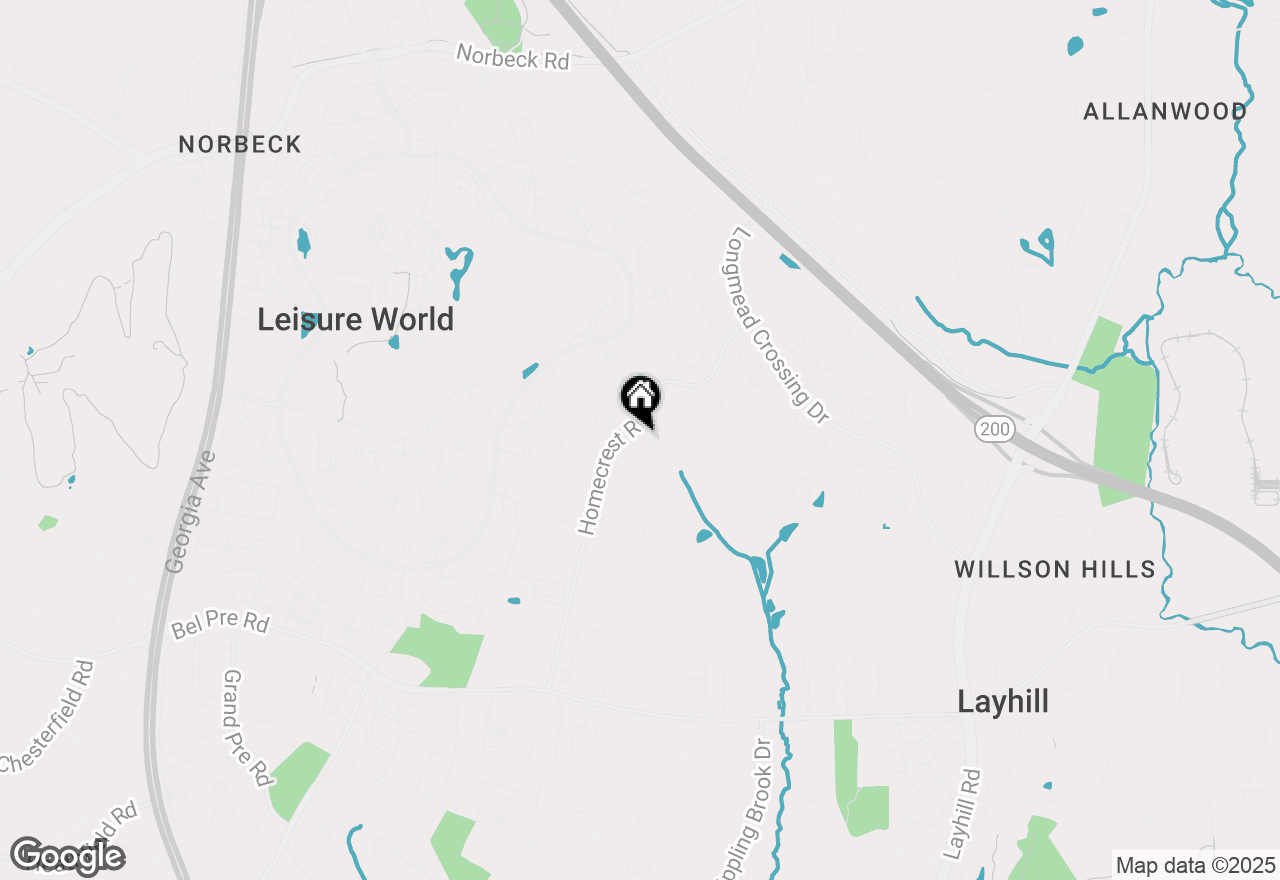 Map of 2841 Aquarius Avenue, Silver Spring, MD 20906