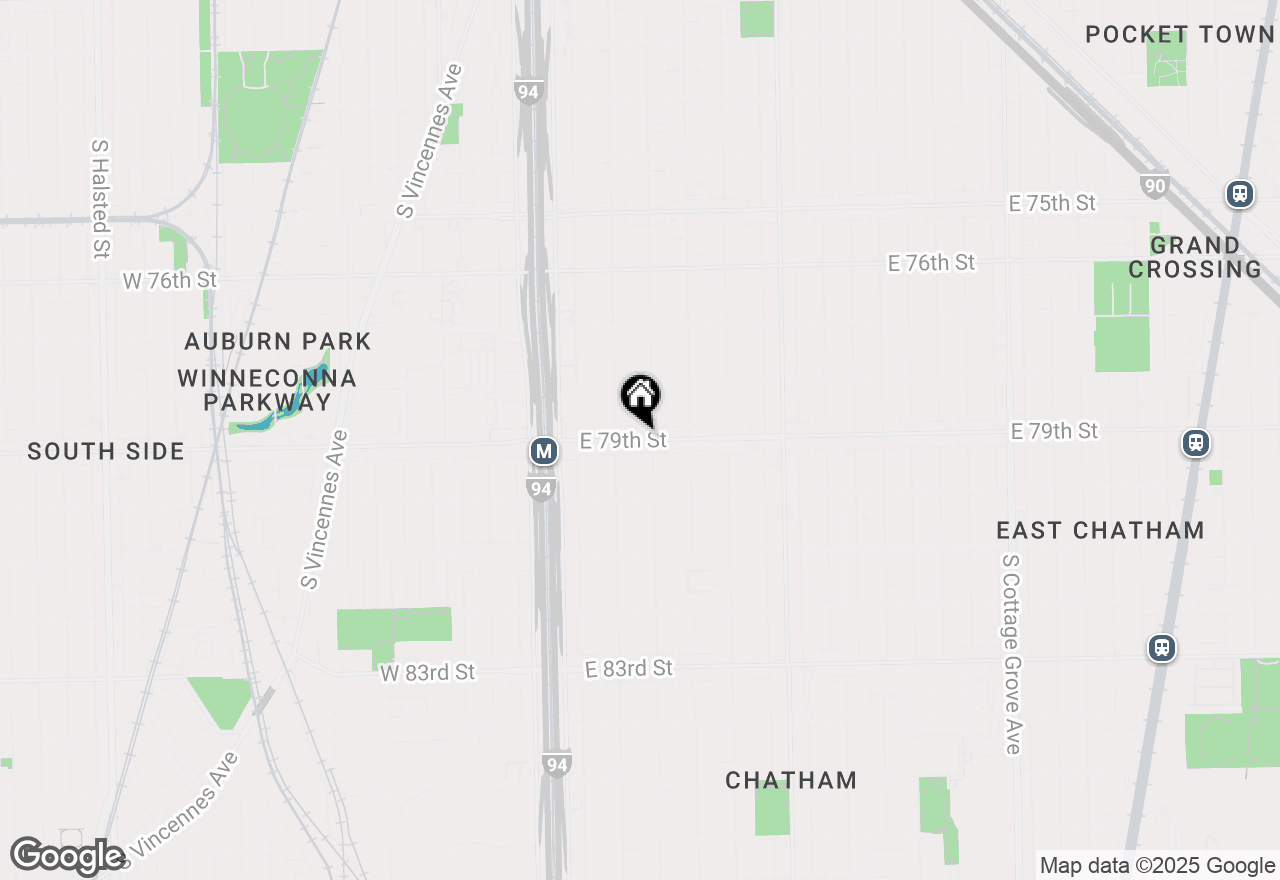 Map of 110 E 79th Street, Chicago, IL 60619