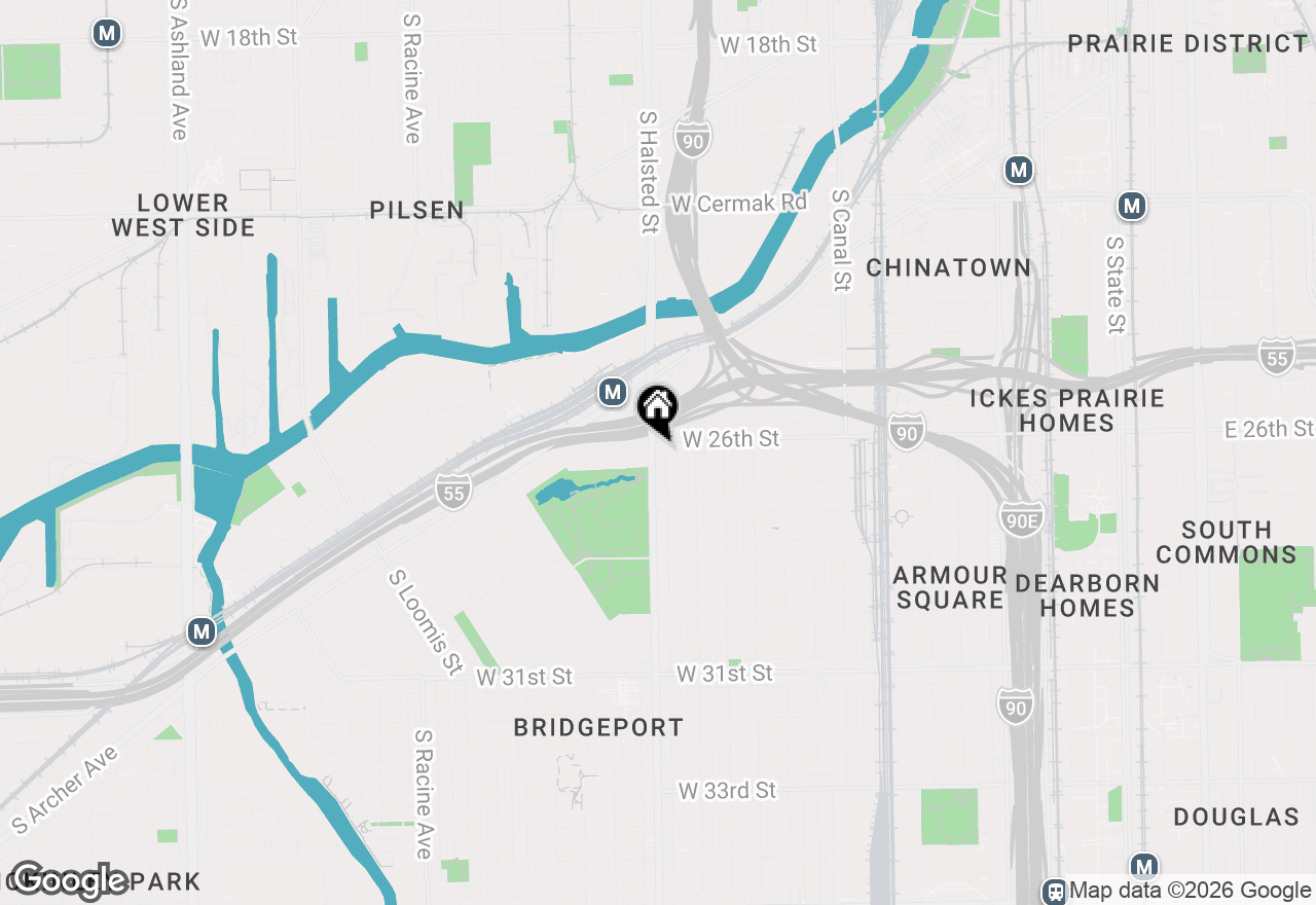 Map of 2609 S Halsted Street #4, Chicago, IL 60608