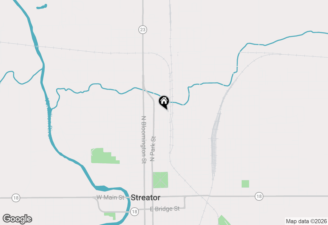 Map of 307 E Bronson Street, Streator, IL 61364